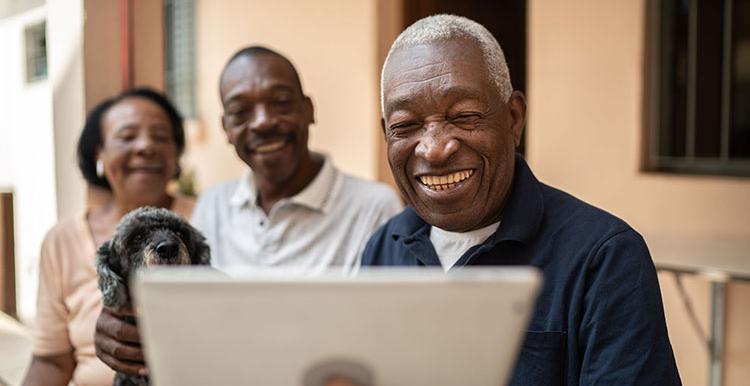 Black family online