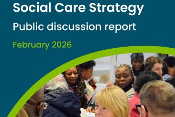 Healthwatch Croydon Public Discussion: Ideas to support Croydon's Adult Social Care Strategy Report Cover 