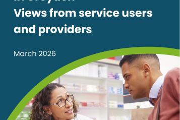 Healthwatch Croydon Community pharmacy in Croydon - Views from service users and providers report - March 2026