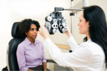 Hospital eye test