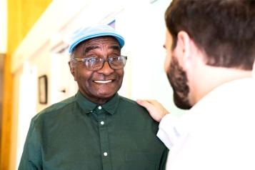 Smiling Black man